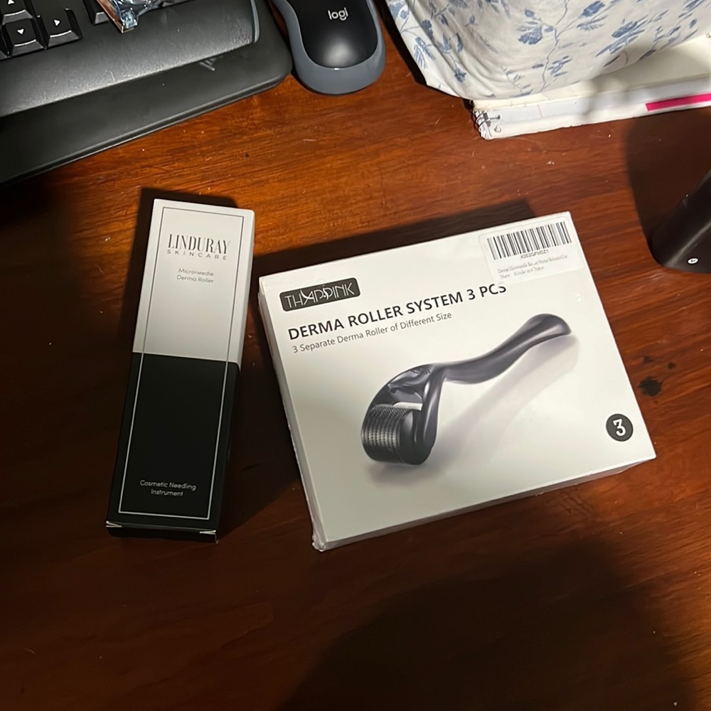 Brand new still in box derma roller system
